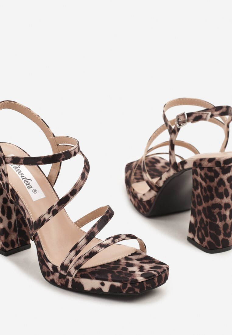 Sandale Demelle Imprimeu leopard
