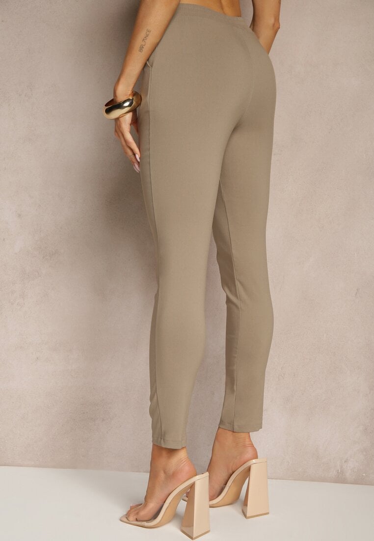 Pantaloni Redillia Bej închis