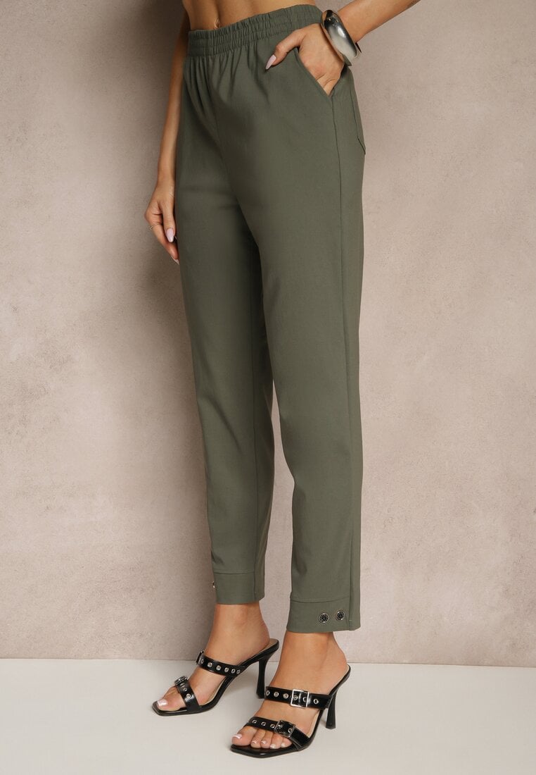 Pantaloni Redaira Verde închis