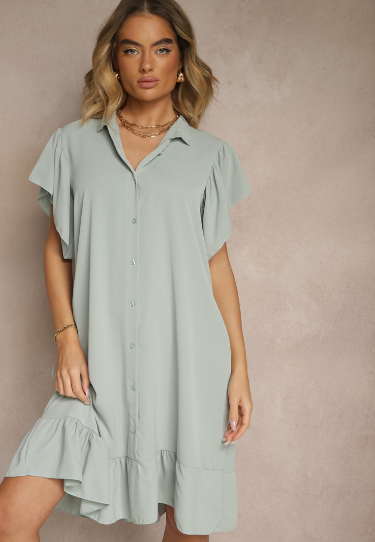 Rochie Tenelora Verde deschis
