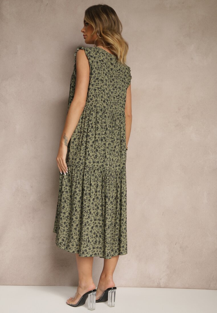 Rochie Iffilara Verde închis