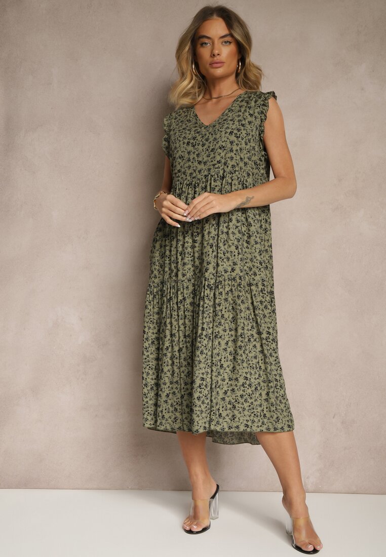 Rochie Iffilara Verde închis