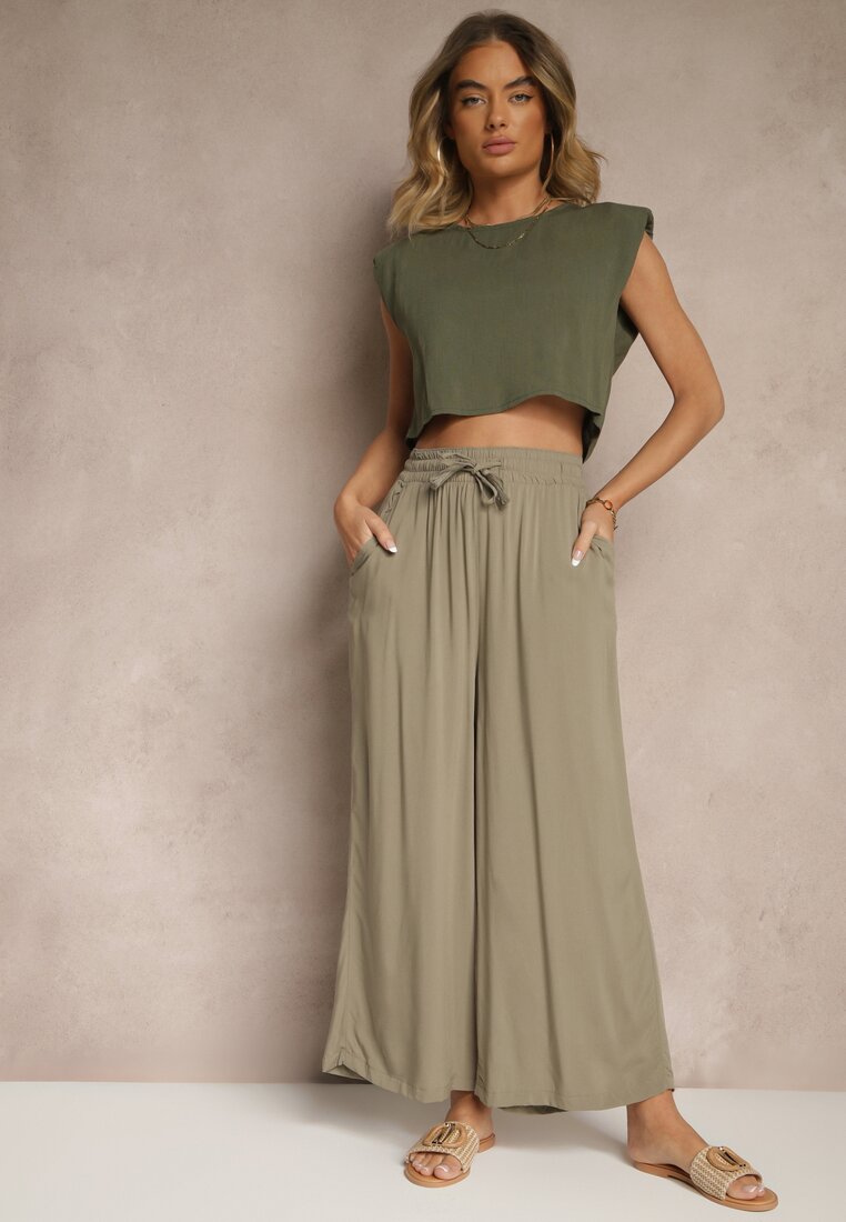 Pantaloni Natisetia Bej