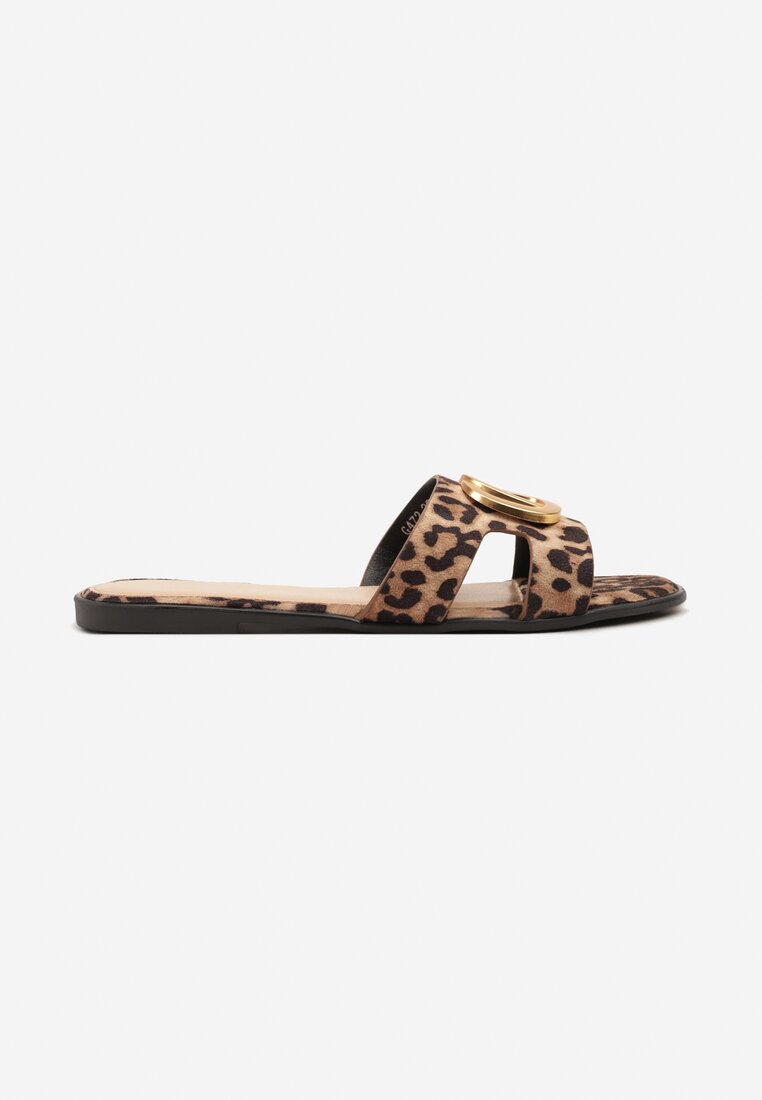 Papuci Felunira Imprimeu leopard