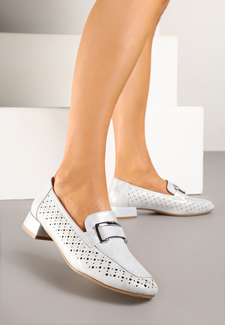 Mocasini Iffona Argintii