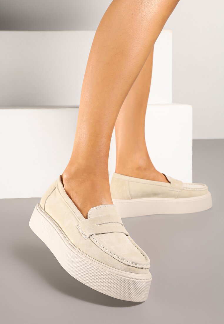 Pantofi casual Sadawene Bej