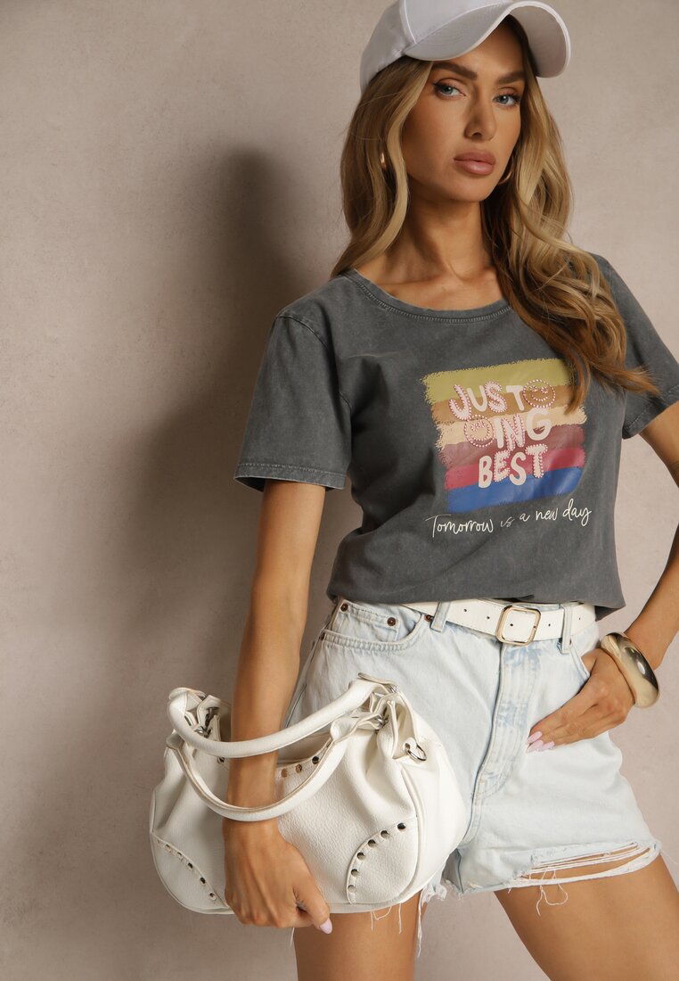 T-shirt Inaren Gri închis