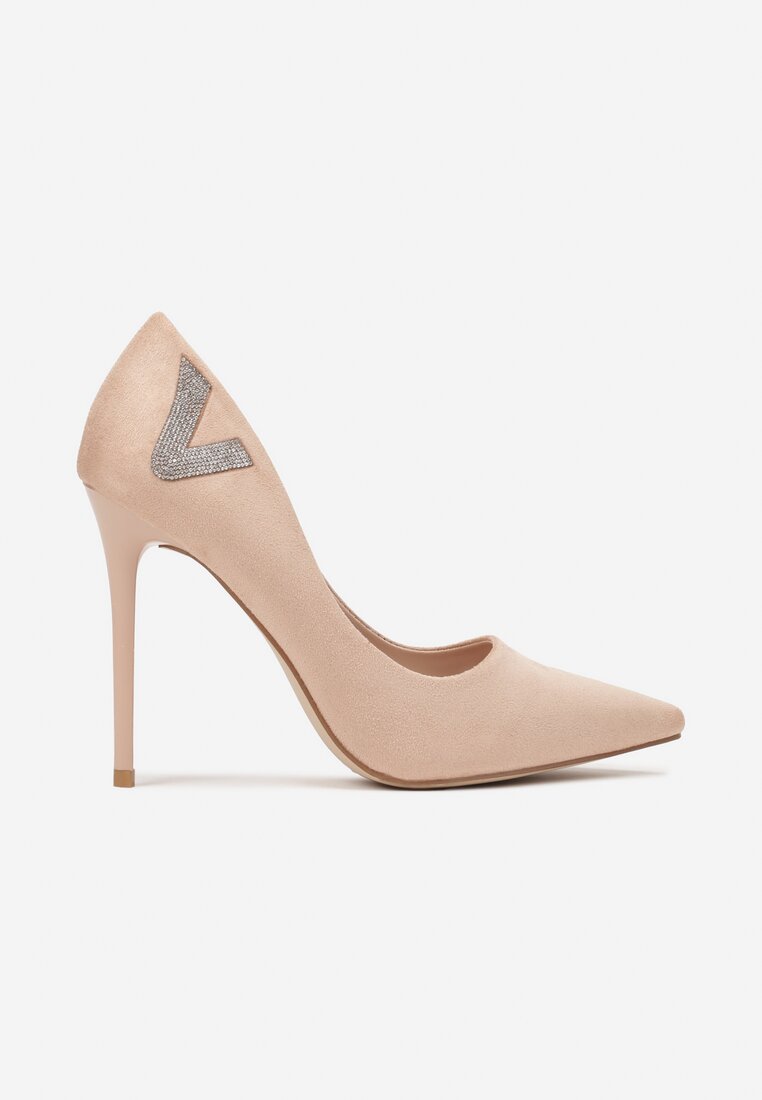 Pantofi stiletto Ulosinela Bej