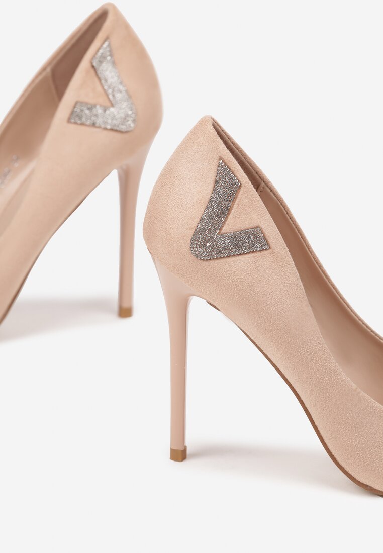 Pantofi stiletto Ulosinela Bej