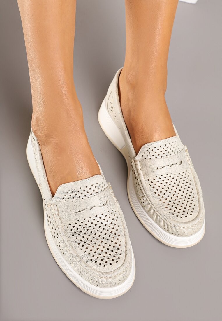 Mocasini Lunenia Bej