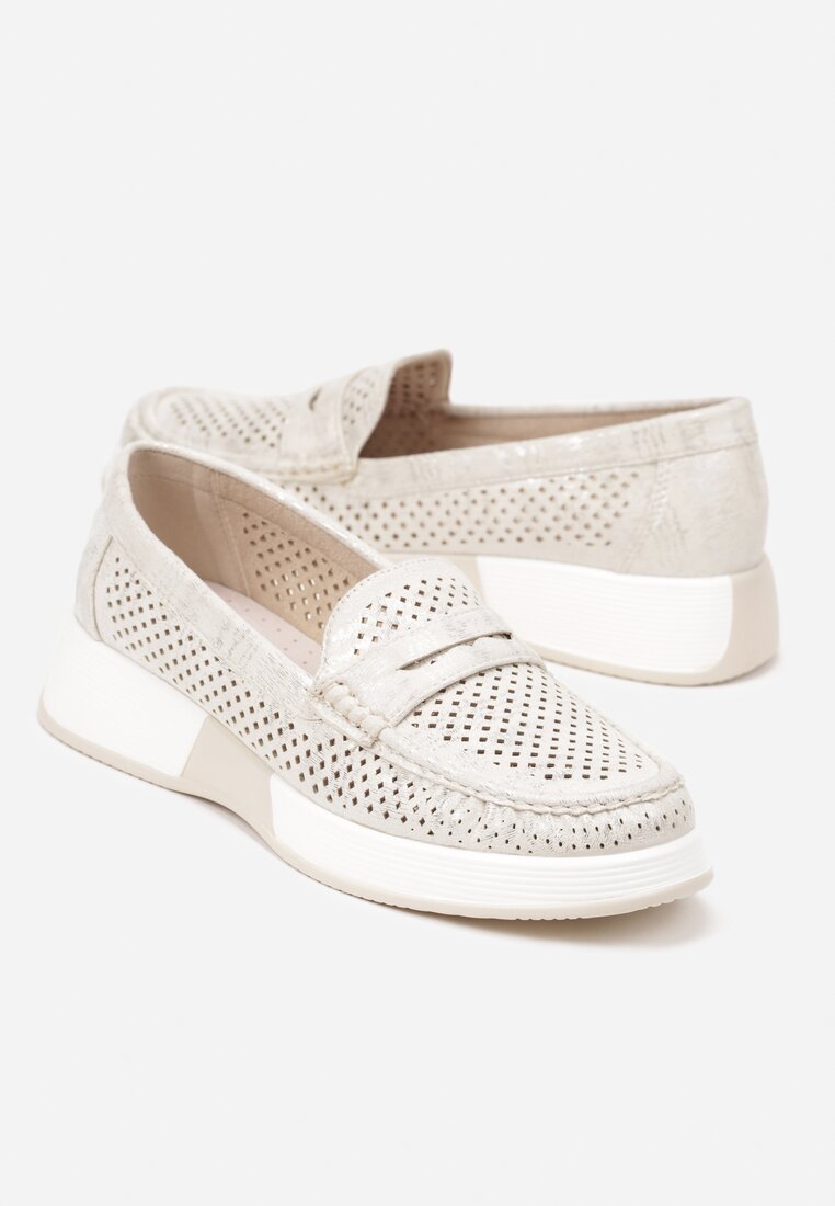 Mocasini Lunenia Bej