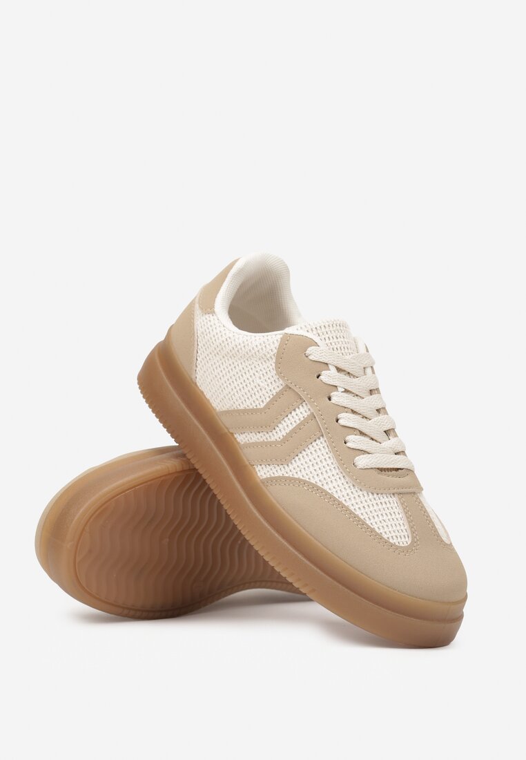 Sneakers Sadleane Bej închis