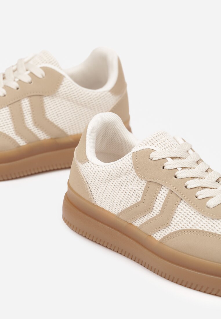 Sneakers Sadleane Bej închis