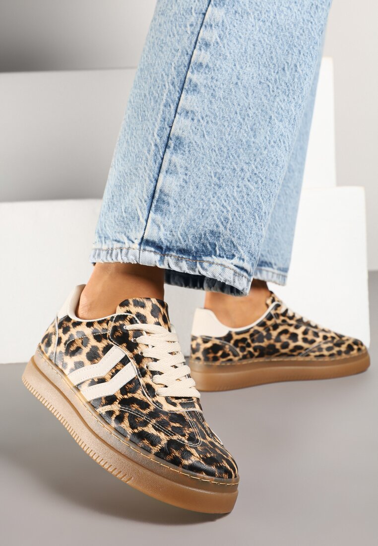 Sneakers Sadleane Imprimeu leopard