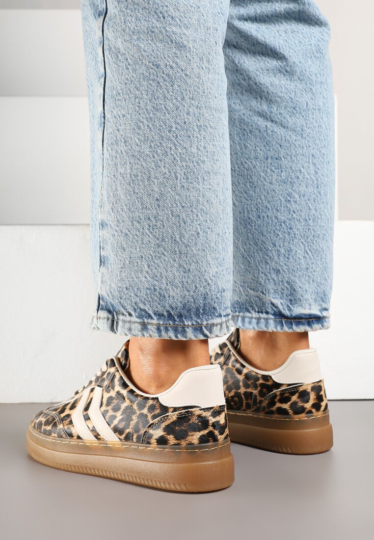 Sneakers Sadleane Imprimeu leopard
