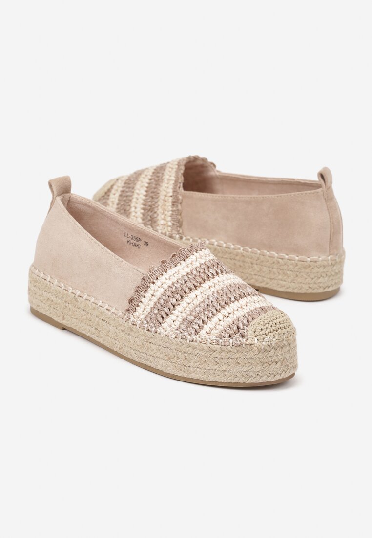 Espadrile Lelisse Bej închis