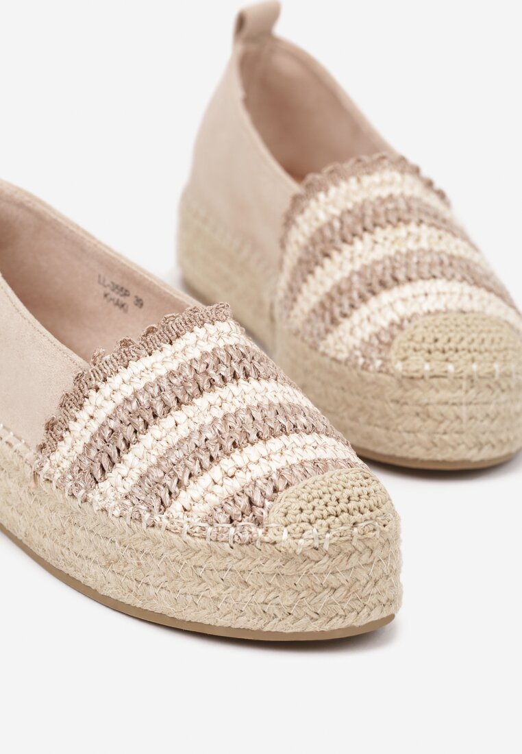Espadrile Lelisse Bej închis