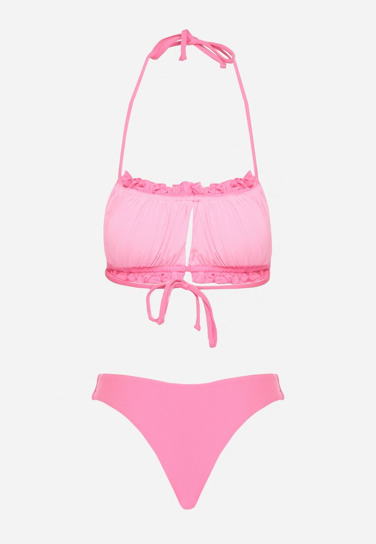 Costum de baie bikini Folinira Roz