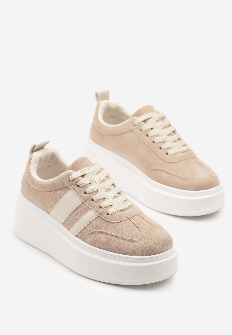 Sneakers Redoreve Bej închis