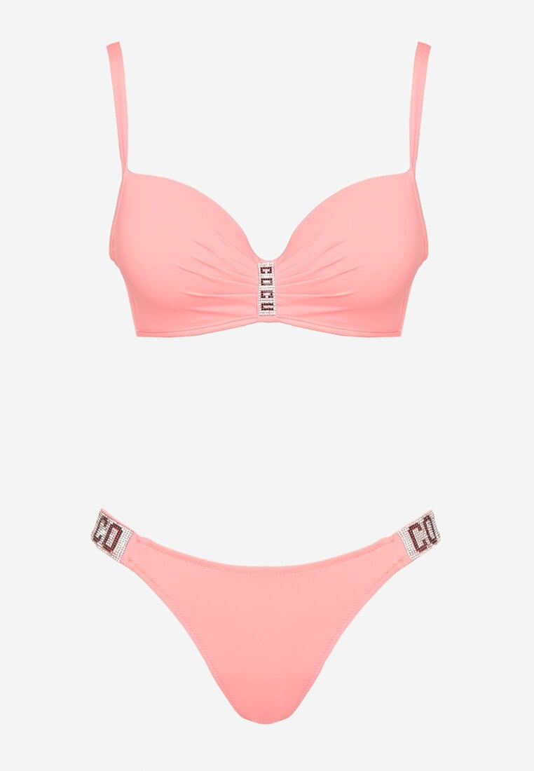 Costum de baie bikini Nateria Roz