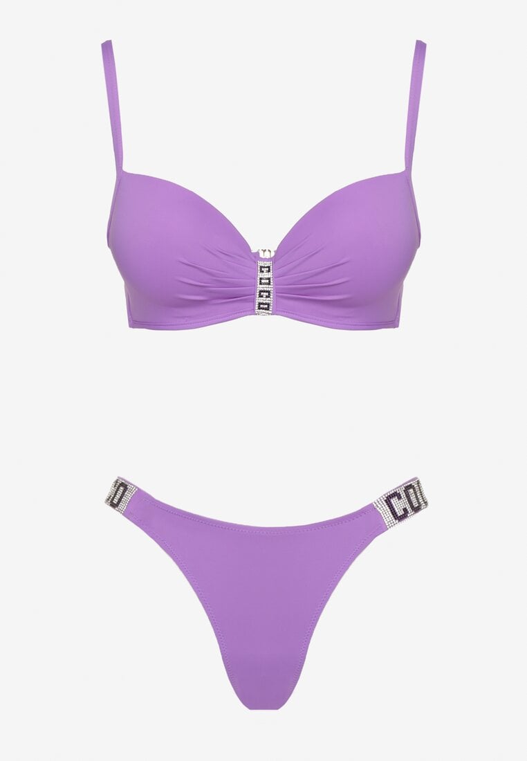 Costum de baie bikini Nateria Mov