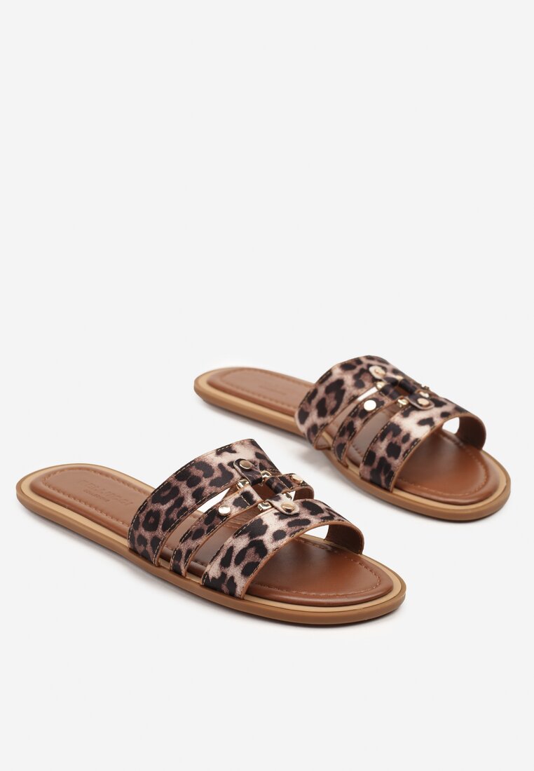 Papuci Ovivene Imprimeu leopard