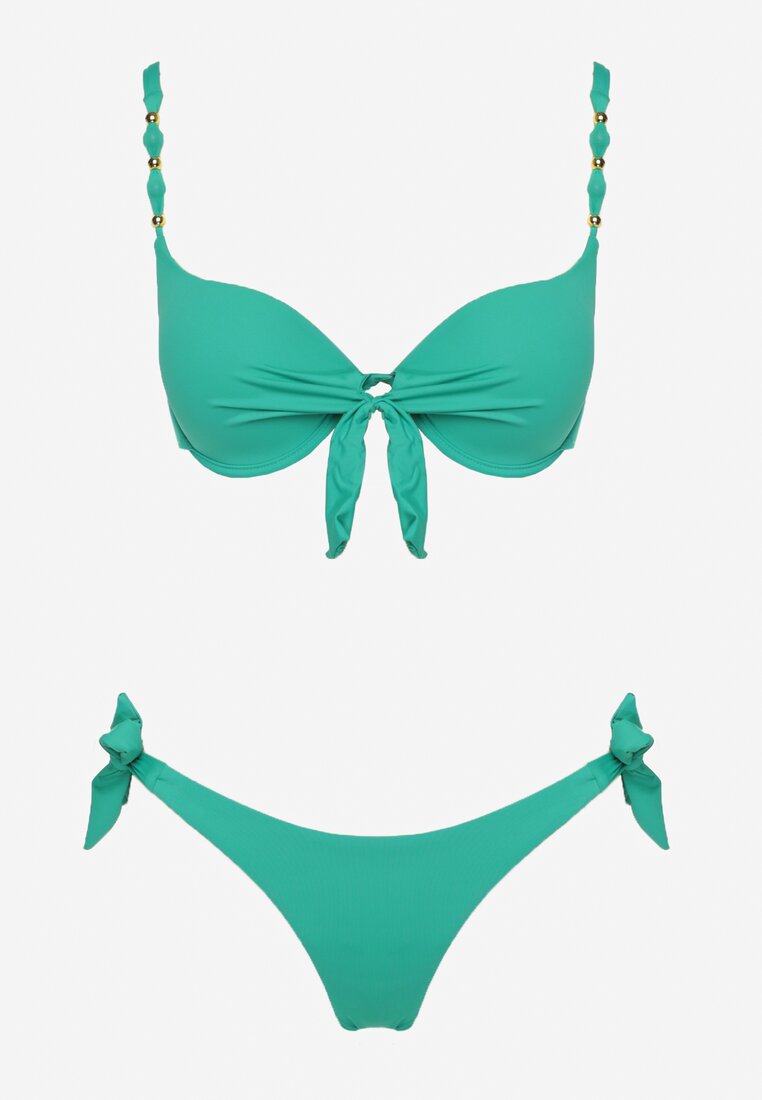 Costum de baie bikini Sadeenne Verde închis