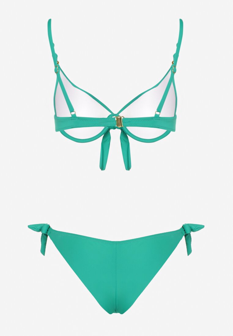 Costum de baie bikini Sadeenne Verde închis