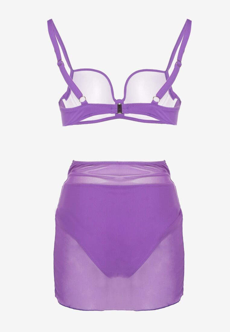 Costum de baie bikini Natovena Mov
