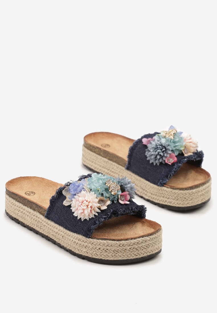 Papuci Kinarella Bleumarin