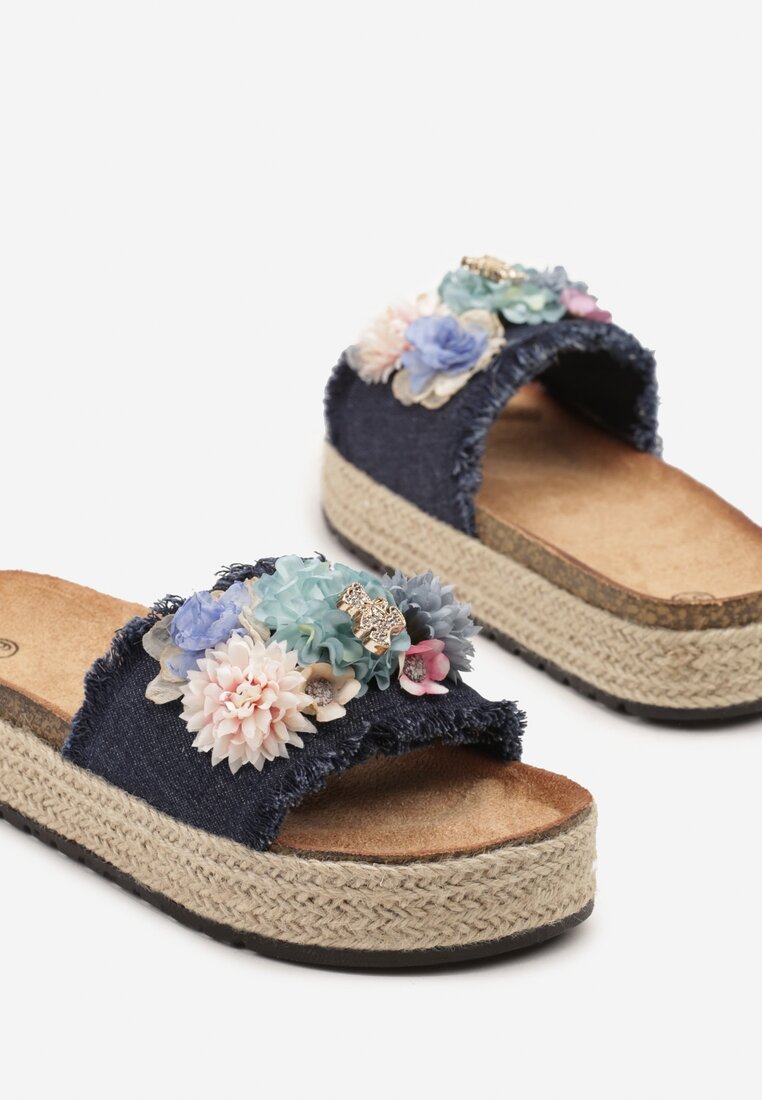 Papuci Kinarella Bleumarin