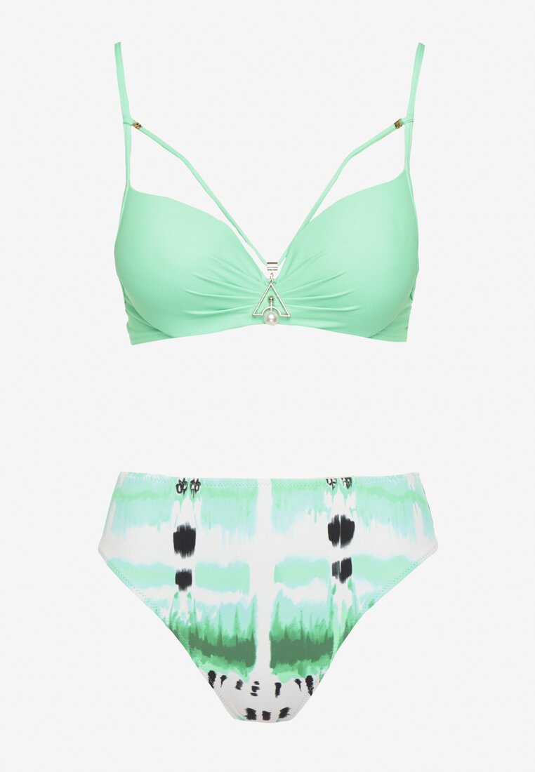 Costum de baie bikini Wiobella Verde închis