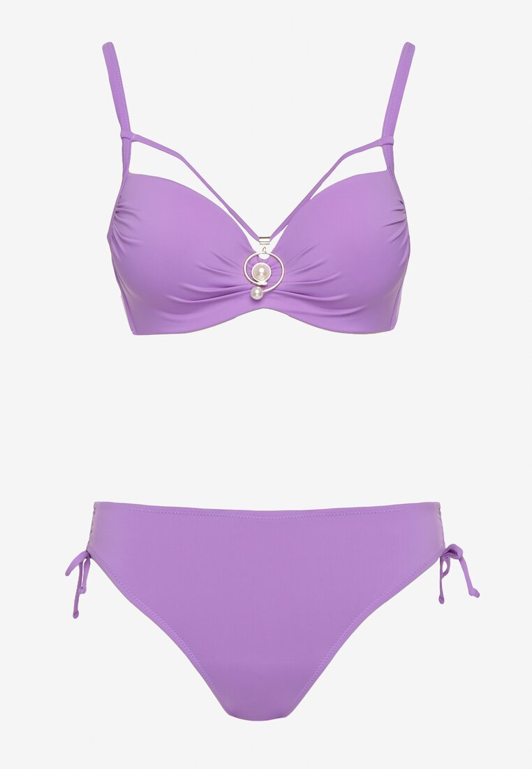 Costum de baie bikini Natrissa Mov