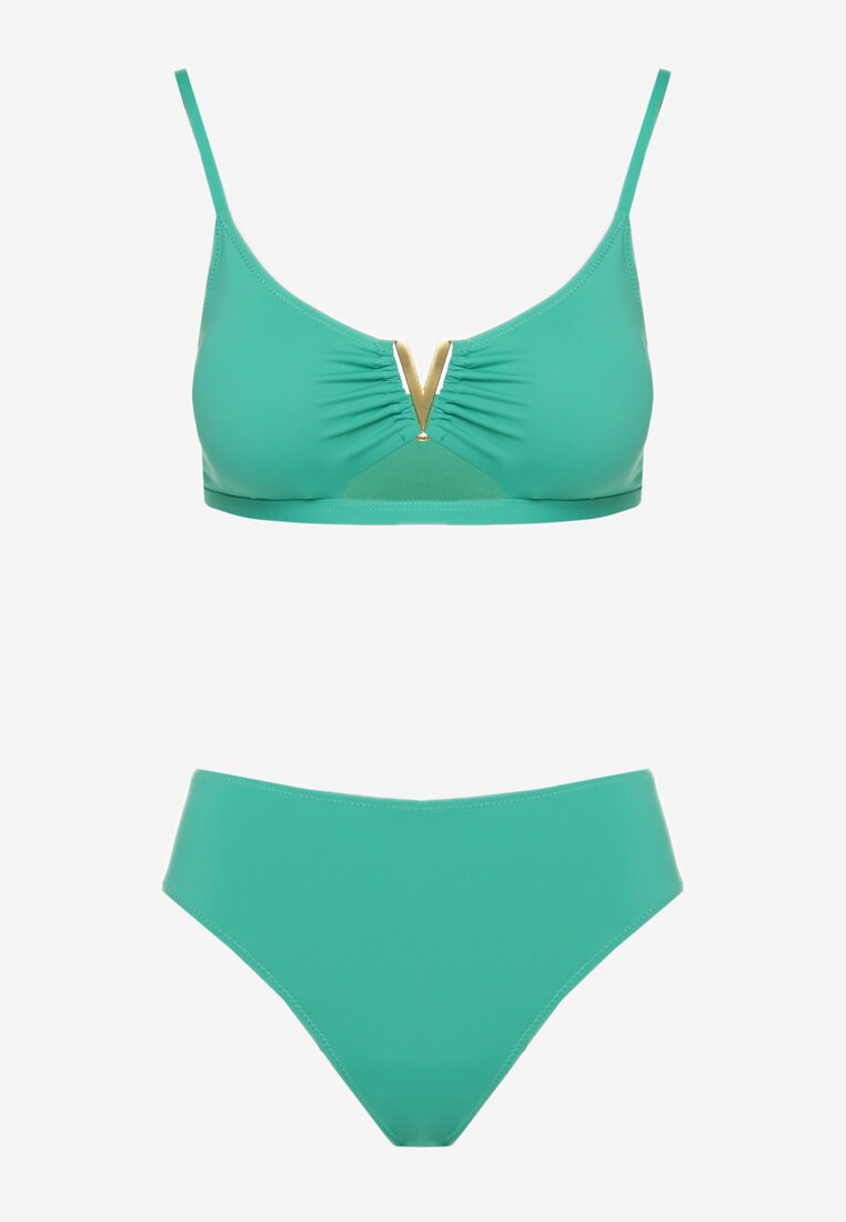 Costum de baie bikini Kinniela Verde închis