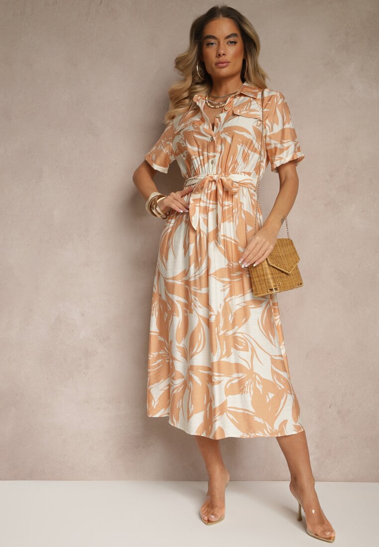 Rochie Ullosaria Bej