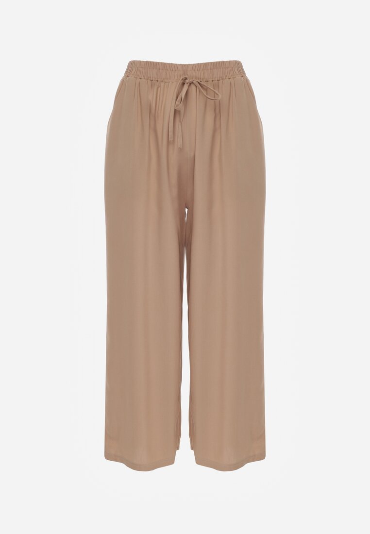 Pantaloni Fieana Bej închis