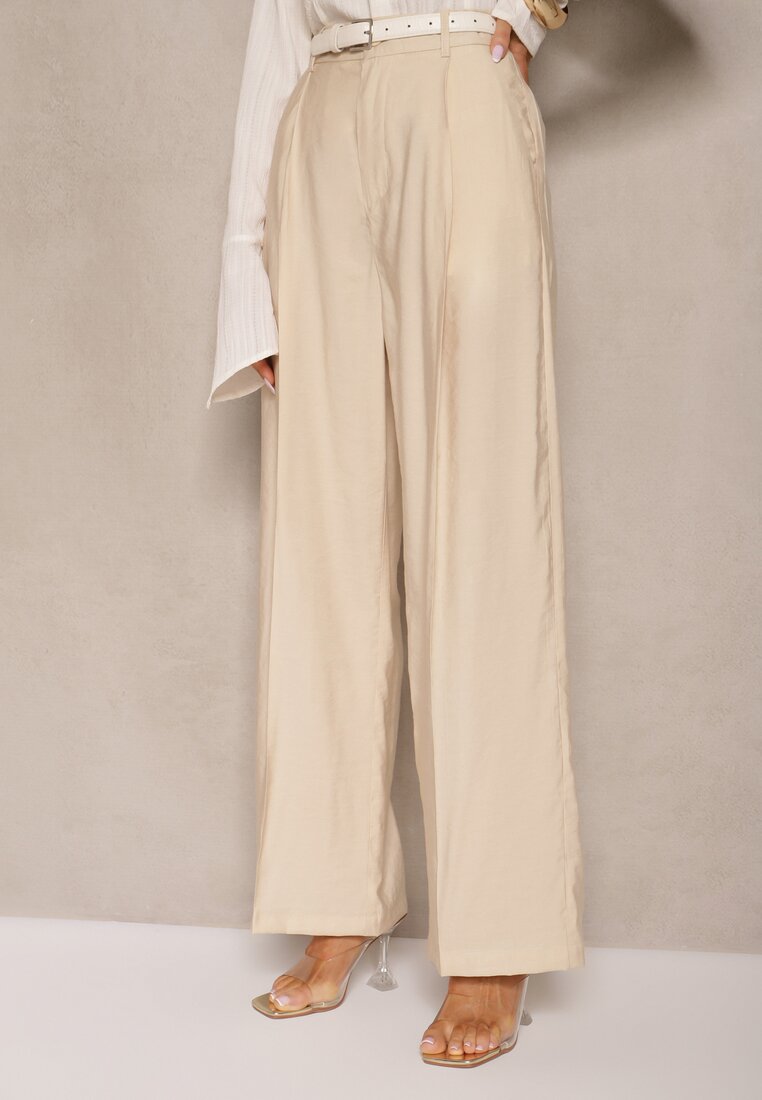 Pantaloni Efrase Bej deschis
