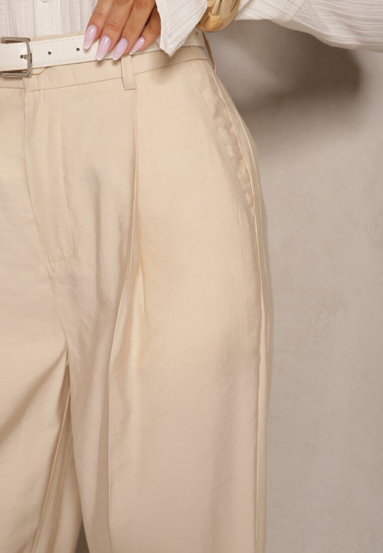 Pantaloni Efrase Bej deschis