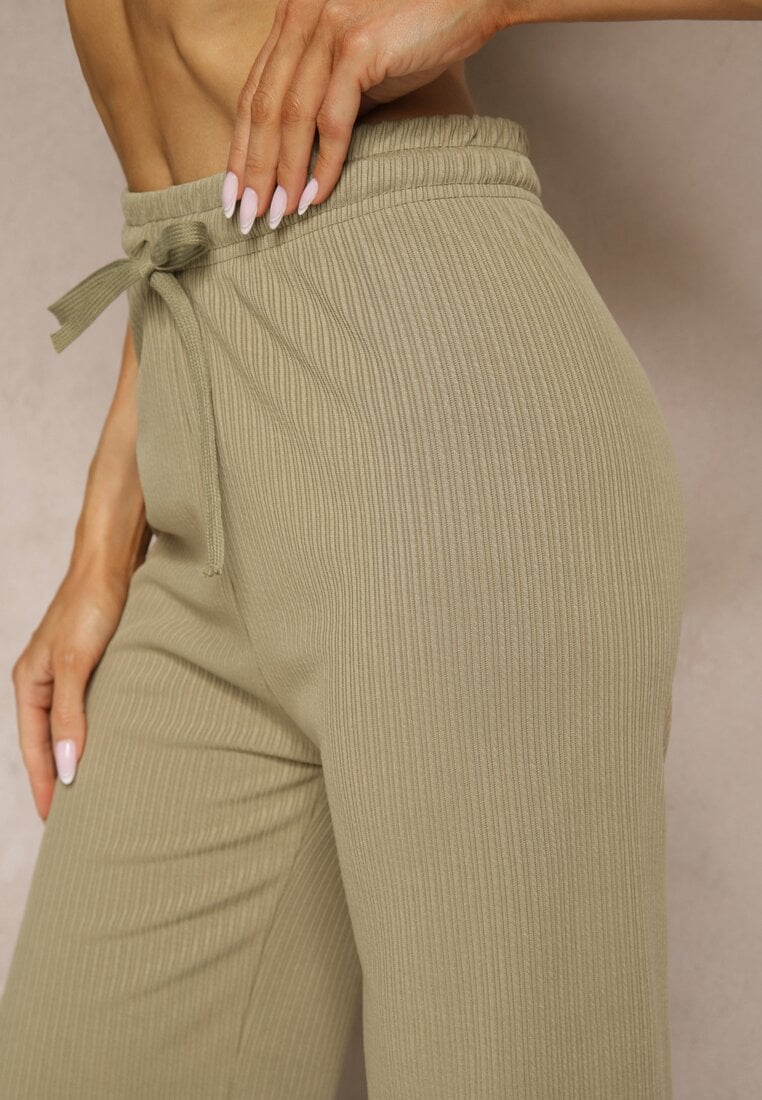 Pantaloni Savianne Bej închis