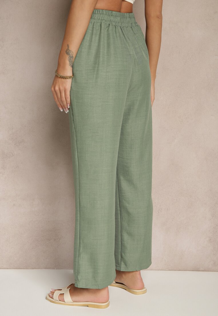 Pantaloni Mireniela Verde închis