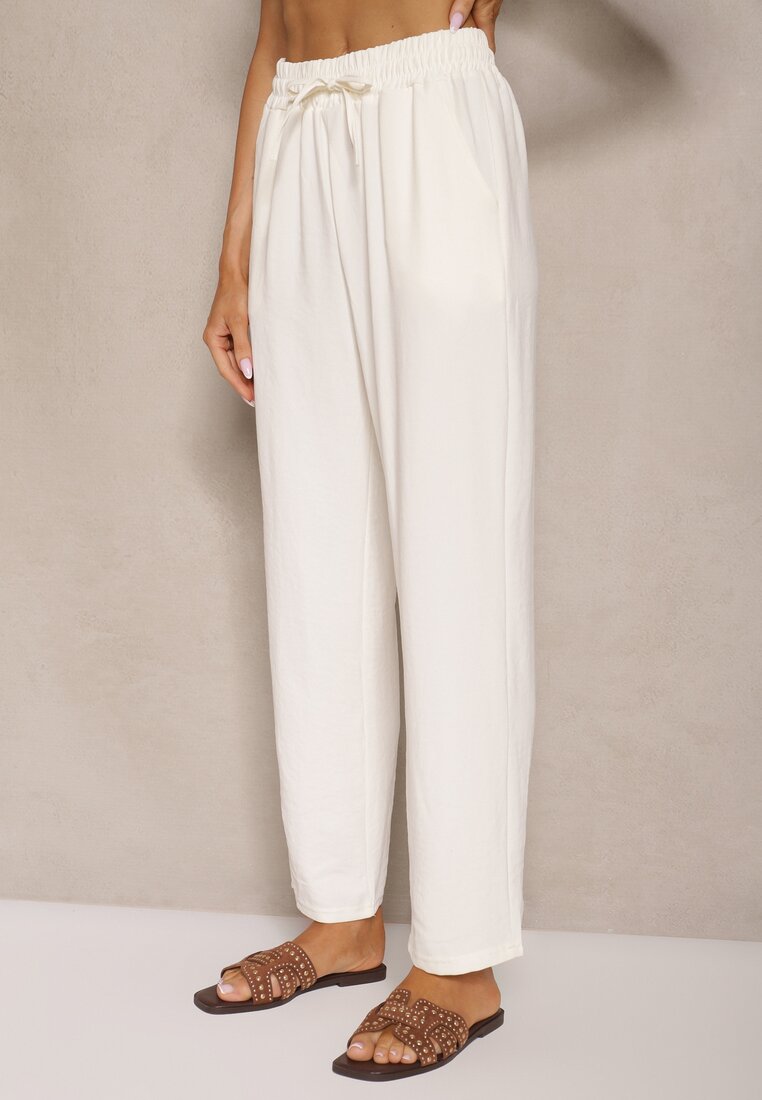 Pantaloni Miralira Bej deschis