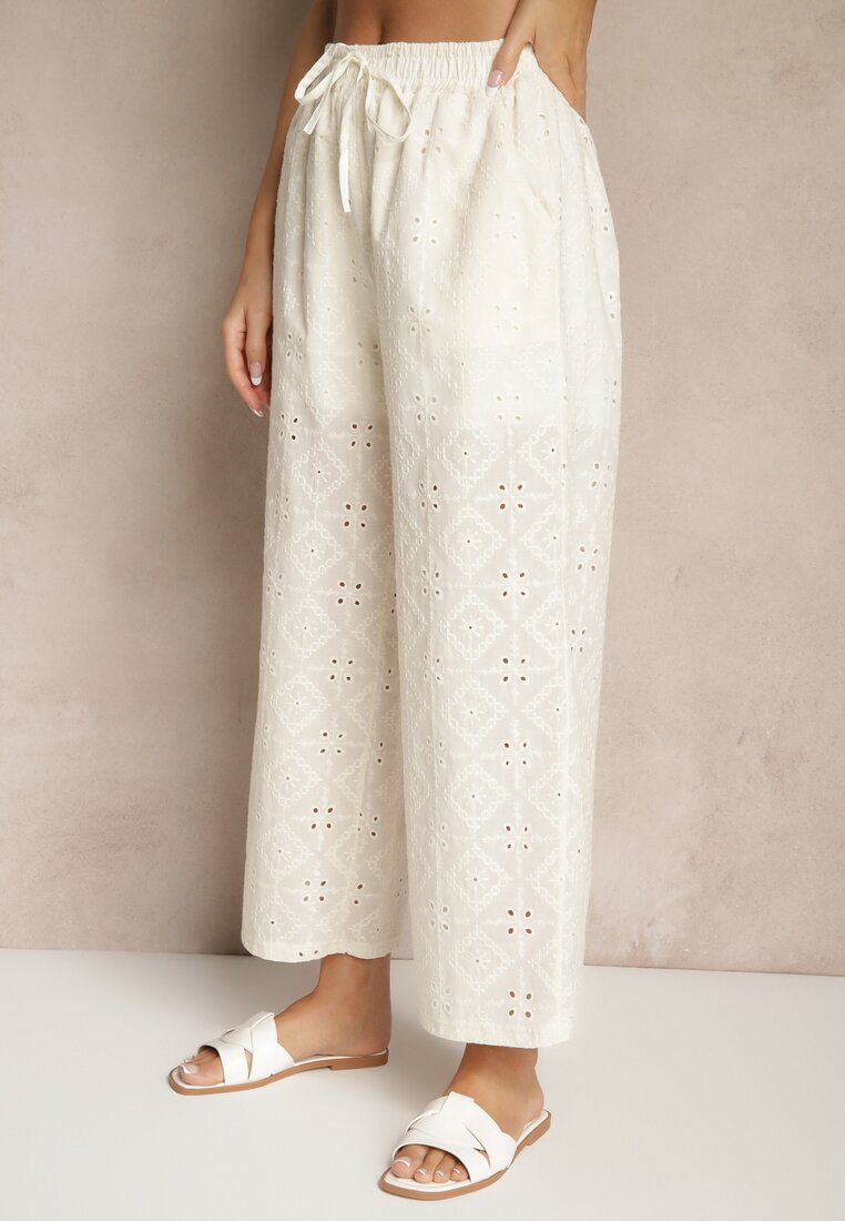 Pantaloni Mevirona Bej deschis