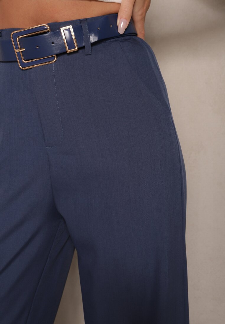 Pantaloni Fevelira Bleumarin