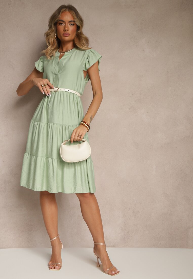 Rochie Mevamara Verde deschis
