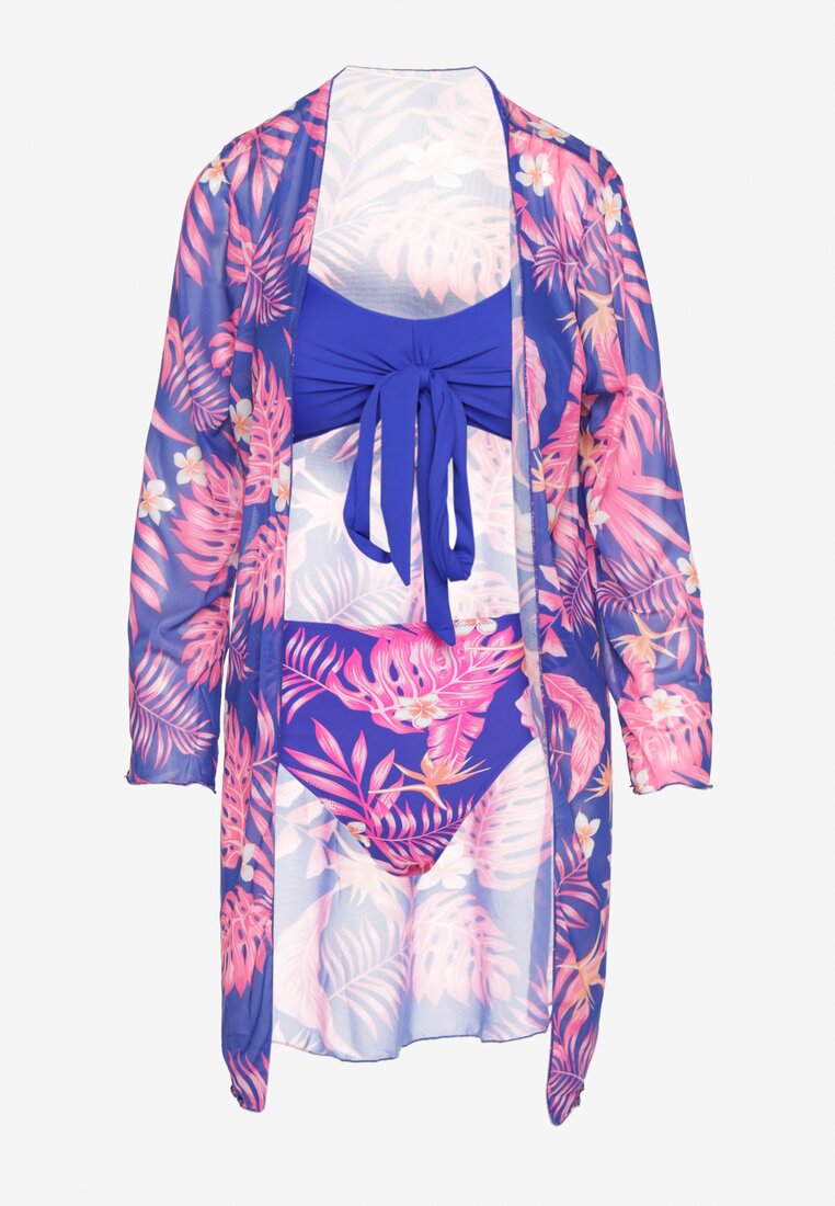 Costum de baie bikini Zarionea Albastru cu roz