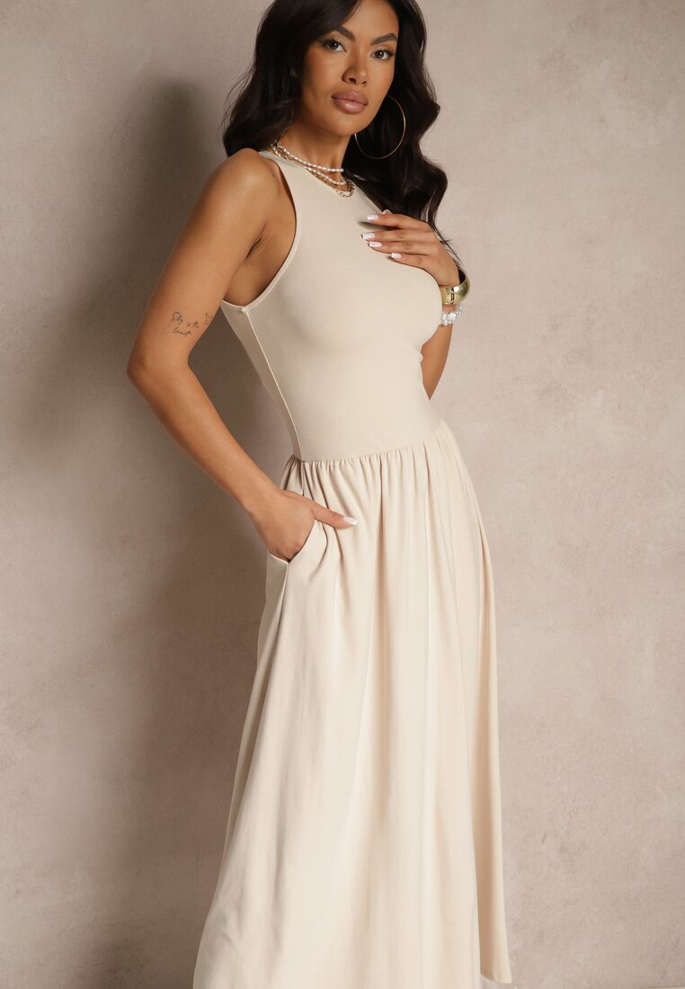 Rochie Lirevane Bej deschis