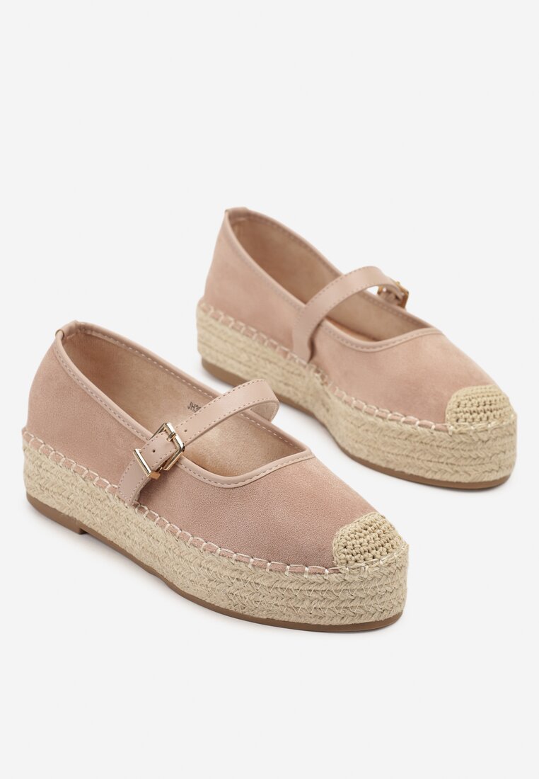Espadrile Fevolise Roz