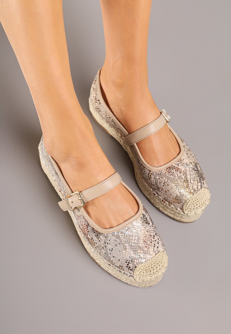 Espadrile Fevolise Bej deschis