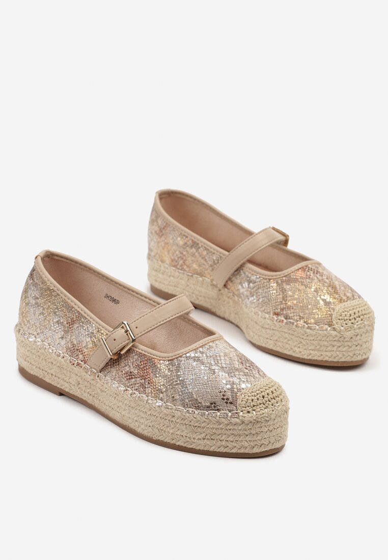 Espadrile Fevolise Bej deschis