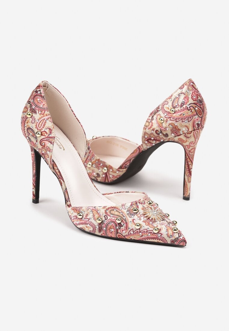 Pantofi stiletto Roz